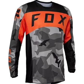 cyklistický dres FOX dres FOX 180 Bnkr grey camo - S
