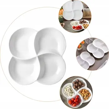 Porcelánová mísa s přihrádkami na chuťovky, uzeniny a omáčky LUXITO VENA