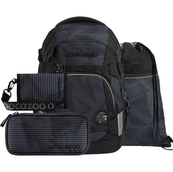 Set školních potřeb Školní batoh coocazoo MATE, Dark Mission v setu, certifikát AGR + Dárek ZDARMA
