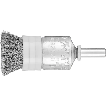 Drátěný kartáč Pferd 43213001 | Štětcový kartáč se stopkou s přítlačným kroužkem PBUR 2022/6 ST 0,20