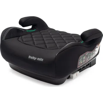 Autosedačka Autosedačka-podsedák BABY MIX HERO Plus ISOFIX I-SIZE black