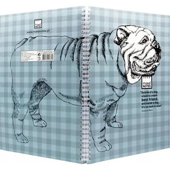 Zápisník Make Notes A4 linkovaný listy, 80 listů