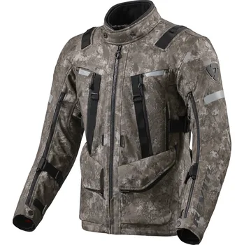 Moto oblečení REVIT bunda SAND 4 H2O camo brown - 2XL