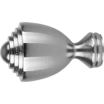 Příslušenství pro garnýž Dekodum Koncovky garnýží Avanti ocelový efekt 25 mm - 2 ks