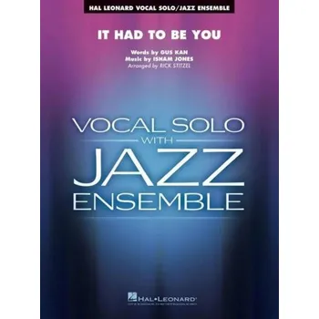 Isham Jones: It Had to Be You (noty pro jazzový orchestr+zpěv, party, partitura)