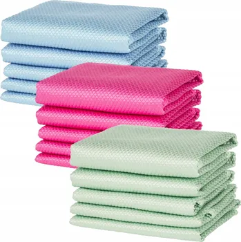 Utěrka Mikrovláknová Utěrka (mikrovlákno) Praktyczna v balení po 15 ks vícebarevná