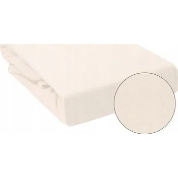 Prostěradlo PROSTĚRADLO S GUMOU DO POSTÝLKY 120x60 EKRII