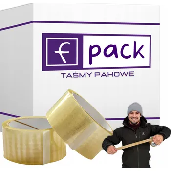 Lepicí páska Balicí páska F-Tape průhledná, šířka 48 mm, délka 54 m, 36 ks