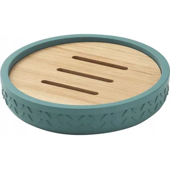 Gedy THEA volně stojící Mýdlenka béžová, hnědá, zelená bambusová