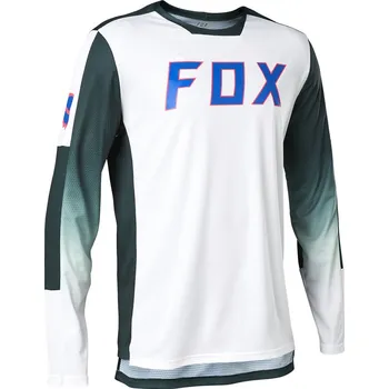 cyklistický dres FOX DEFEND LS white M