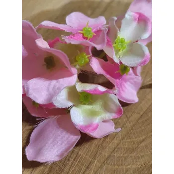 umělá květina Umělý květ hortenzie barva růžová