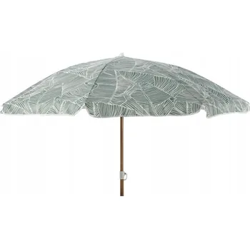 Stínicí technika ZELENÝ PLÁŽOVÝ SLUNEČNÍK S PŘEPRAVNÍ TAŠKOU, KOVOVÝ RÁM 180 CM