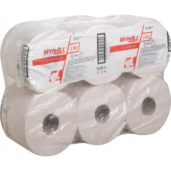 Papírový ručník Papírové utěrky role WYPALL L10 bílé 6 rolí