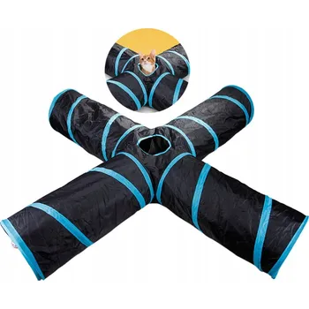 Hračka pro kočku Hračka pro kočky Tunel na hraní Skládací tunel, 4cestný tunel pro kočky