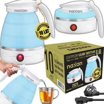 Rychlovarná konvice Cestovní Skládací Rychlovarná Konvice 0,6L 600W Naxan