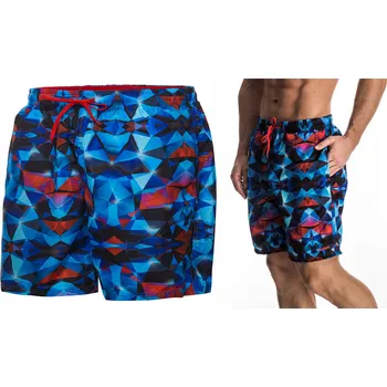 Pánské kraťasy Pánské plážové šortky Zagano modré XXL