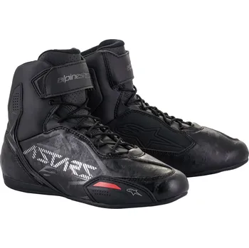 Moto obuv ALPINESTARS boty FASTER-3 black/gunmetal - 43/10