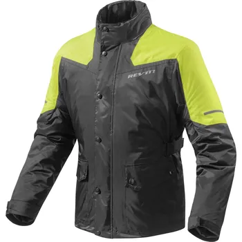 Moto bunda REVIT bunda nepromok NITRIC 2 H2O black/neon yellow - 2XL
