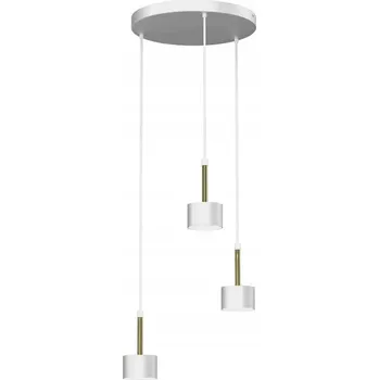 Závěsné svítidlo Arena bílo-zlaté 3xGX53