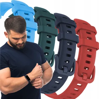 Pouzdro na mobilní telefon Sada 4x řemínek ChronSmarta pro hodinky Huawei Band 8 9 10, gumový