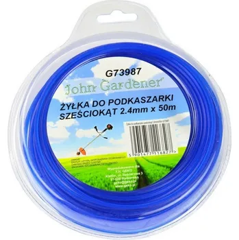 Struna do sekačky Struna do sekačky modrá, 2,4mm, 50m, hvězdivocý profil, nylon GEKO