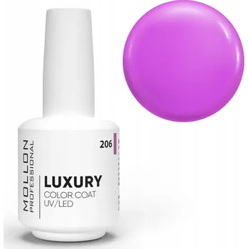 Přípravek na nehty 206. LILAC DRIFT - hybridní gel lak UV/LED LUXURY 8 ml MOLLON