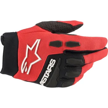 Rukavice ALPINESTARS rukavice FULL BORE dětské bright red/black - L