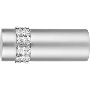 Příslušenství pro garnýž Dekodum Koncovky garnýží Cydia matný chrom 19 mm - 2 ks