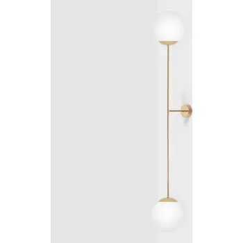 Nástěnné svítidlo Nástěnná lampa Zlatá Mléčná Stínidla Obývací pokoj Ložnice K-5407 LUMIA