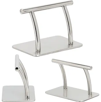 Kadeřnická podnožka základna protiskluzová stříbrná Superior PPH01S-SILVER-MAT