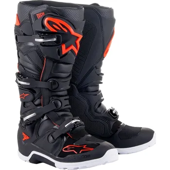 Moto obuv ALPINESTARS boty TECH 7 Enduro black/red - 39
