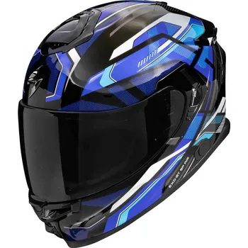 Motodoplněk SCORPION přilba EXO-GT SP AIR Augusta black/grey/blue - M