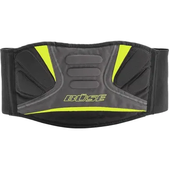 Motocyklový chránič hrudi a pátěře BÜSE ledvinový pás CURVE neon yellow - 3XL