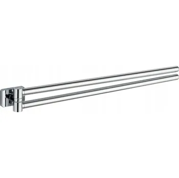 Věšák s pohyblivým ramenem na kolíčky Aqualine stříbrný