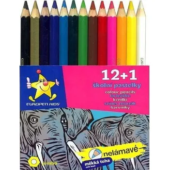 Pastelka Pastelky Europen 12+1 JUMBO - nelámavé 1613