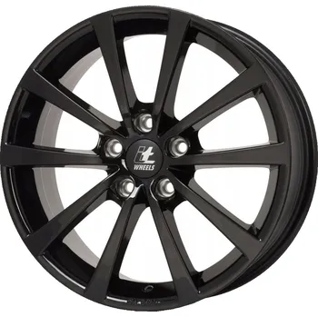 Alu kolo Hliníkový disk itWheels ALICE GLOSS BLACK 7.0" x 17" 5x120 ET 35