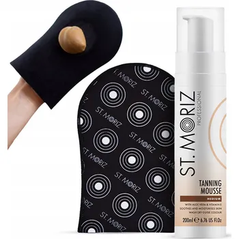 Opalování ST.MORIZ Sada Samoopalovací pěna Medium 200 Ml + Aplikační rukavice