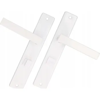 Dveřní kování Interiérová klika Kotarbau Dlouhá, Štítek s WC zámkem