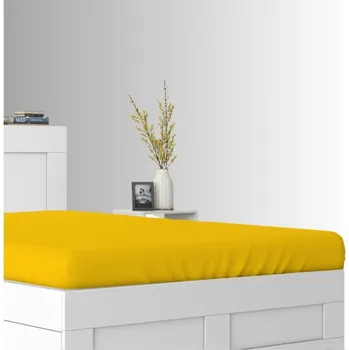 Prostěradlo Froté Prostěradlo S Gumou Do Postýlky 60x120 Oranžové Premium Polské