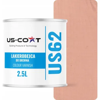 barva a nátěr na dřevo Vodou ředitelná lazura US-COAT 2,5 l LOSOSOVÁ