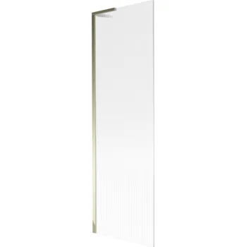 Vanová zástěna Mexen Next L vanová zástěna 1-křídlová 60 x 150 cm, liniové, zlatá - 895-060-000-03-09-50 Vanové zástěny