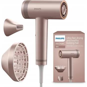 Fén Fén na vlasy Philips Řada 8000 BHD837/10 1400W Ionizace + Difuzér