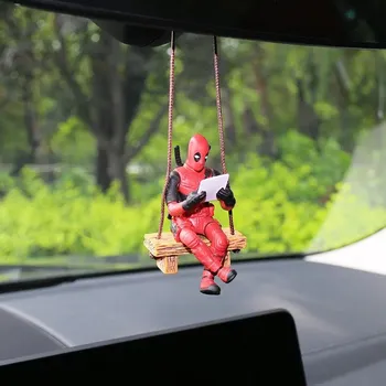 Figurka Deadpool figurka Marvel | dekorace auta | sběratelská figurka - C