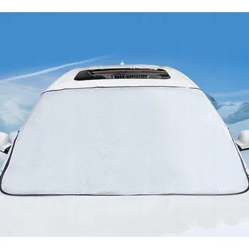 Obraz Krycí plachta rohož na okna auta proti sněhu a slunci 180 x 90 cm