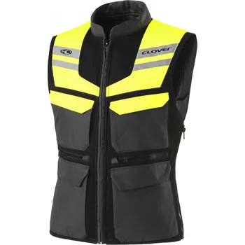 Pánská vesta CLOVER vesta SW-2 yellow/oil - 3XL