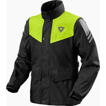 Moto bunda REVIT bunda nepromok NITRIC 4 H2O black/neon yellow - 2XL