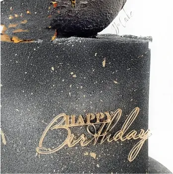 Party dekorace Nápis na dort Happy Birthday | ozdoba vše nejlepší - 5