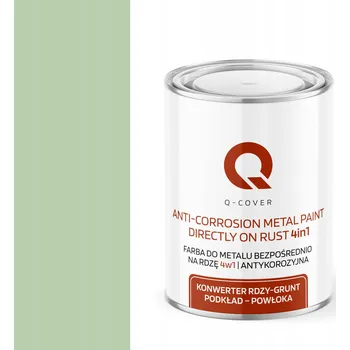 barva na kov BARVA NA KOV NA REZ HLINÍK 4v1 ZELENÁ PASTELOVÁ RAL 6019 SATÉN 1L