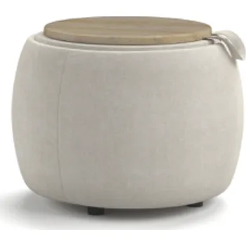 Obývací pokoj Dolmar Taburet s úložným prostorem a konferenční stolek Fiord Zvolte potah: Rebel 4