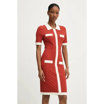 Dámské šaty Šaty Karl Lagerfeld A3W13036 oranžová 23X, vel. XS